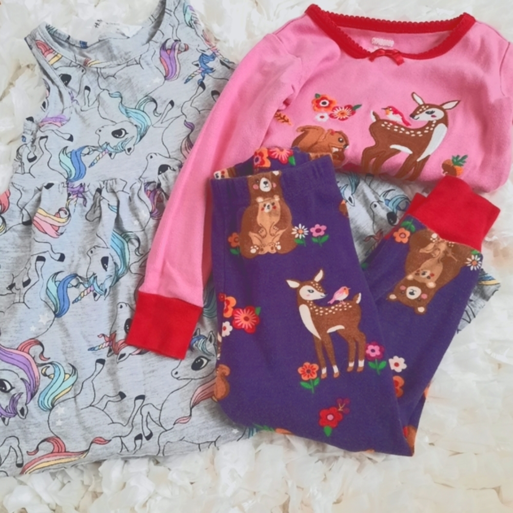 Magical Animals 18-24M Bundle Unicorn Woodland Creatures Colorful Kawaii